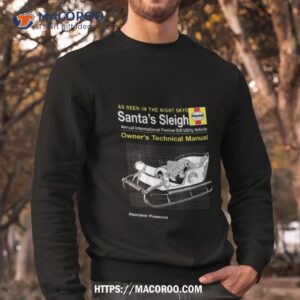 Santas Sleigh Christmas Haynes Manual Sweatshirt