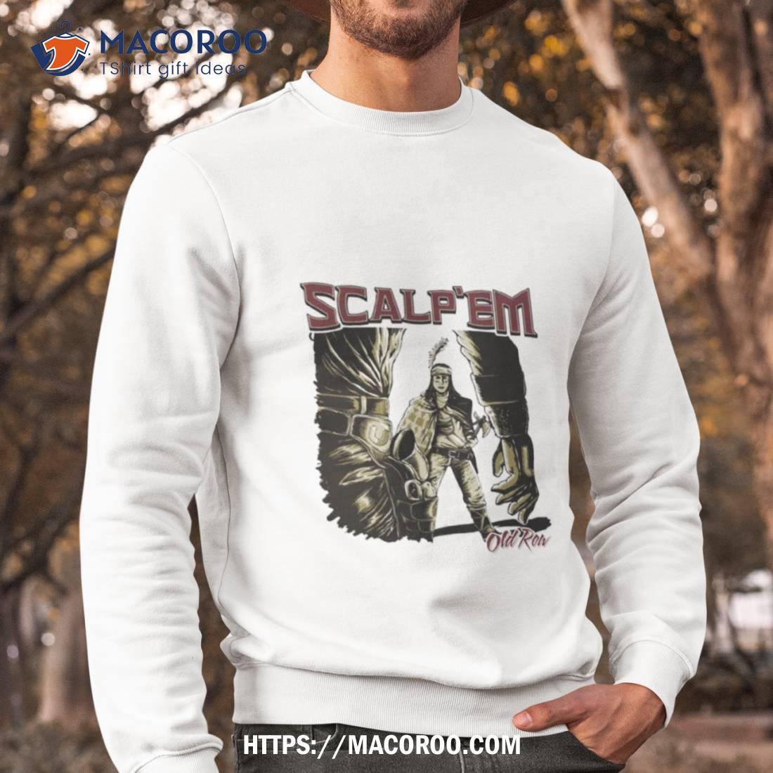 Scalp Em Washington Football Cartoon Shirt Scalp Em Washington Football Cartoon Shirt