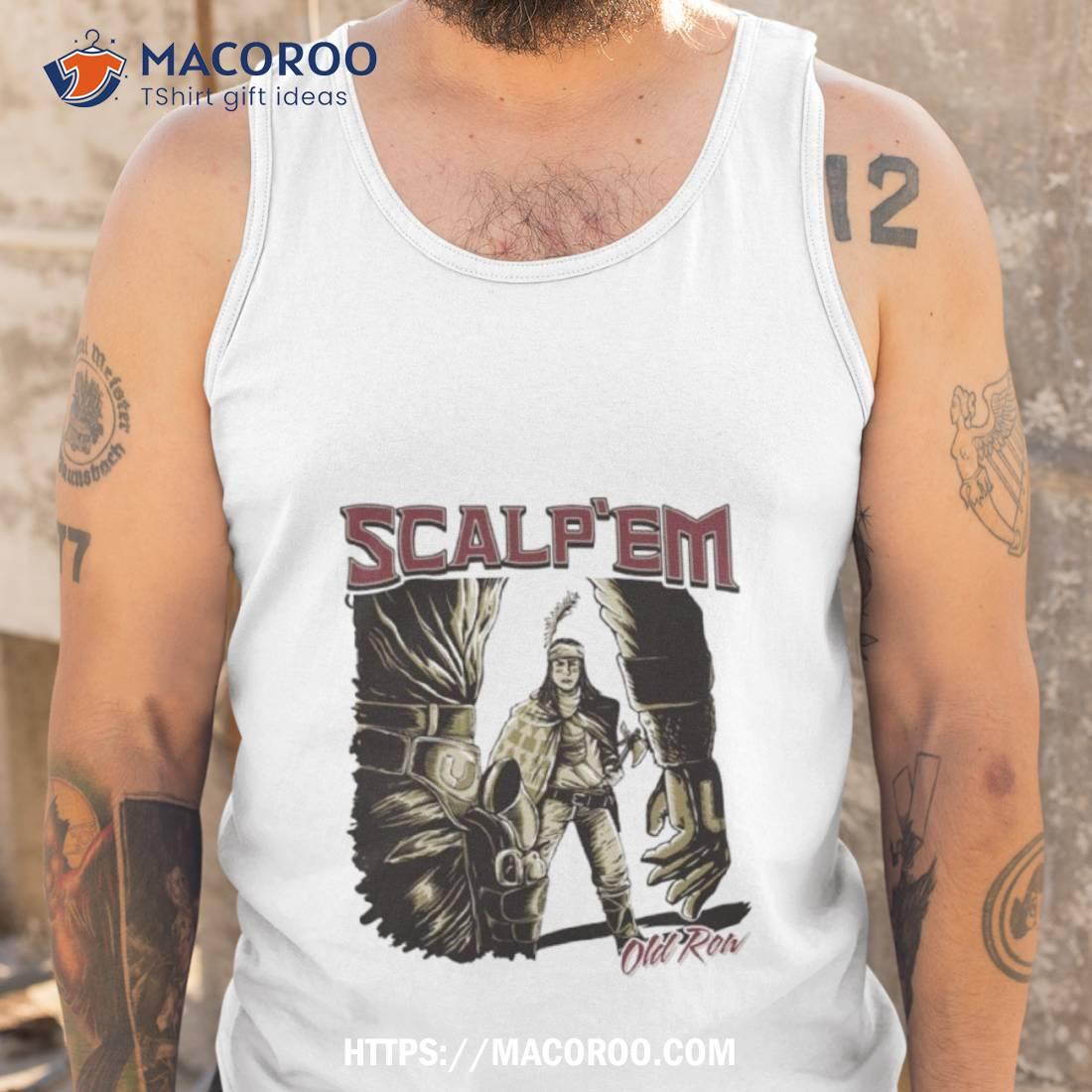 Scalp Em Washington Football Cartoon Shirt Scalp Em Washington Football Cartoon Shirt