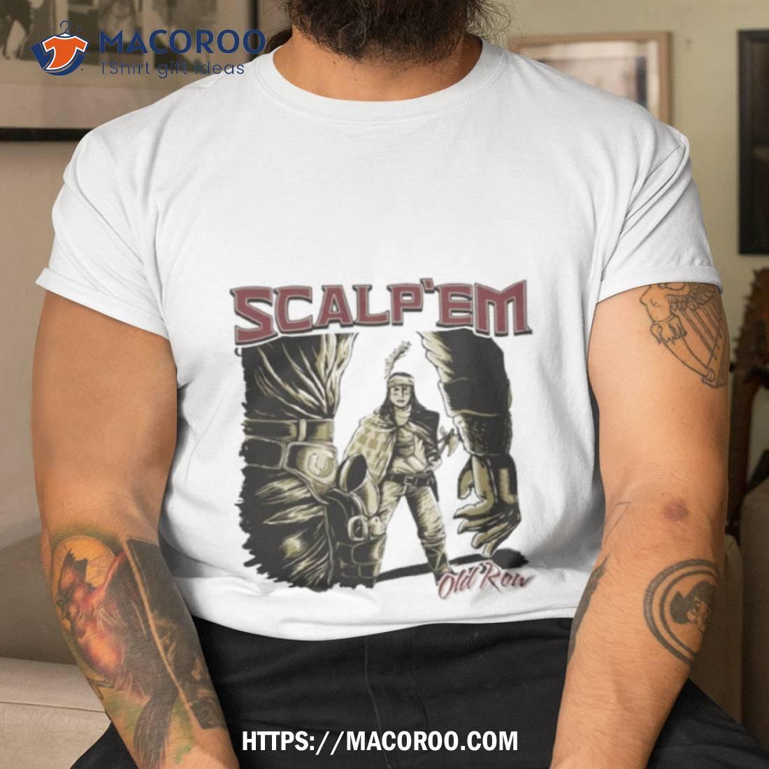 Scalp Em Washington Football Cartoon Shirt Scalp Em Washington Football Cartoon Shirt