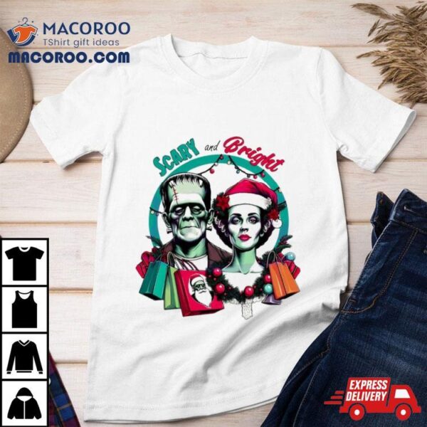 Scary And Bright Horror Christmas Shirt