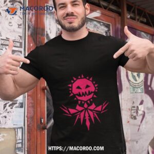 Scary Design Just Shapes And Beats Pink Shirt