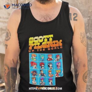 scott pilgrim vs the world player select shirt tank top