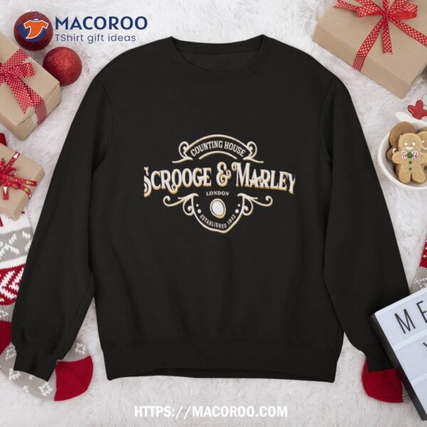 Scrooge And Marley Counting House Christmas Ebenezer Sweatshirt