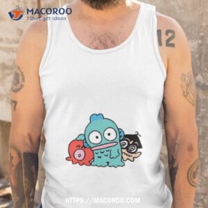 sea friend hangyodon blue shirt tank top