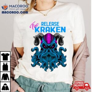 Sea Monster Release The Giant Kraken Vintage Tshirt