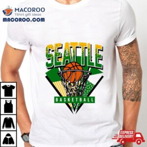 Seattle Basketball S Throwback Supersonics Tshirt