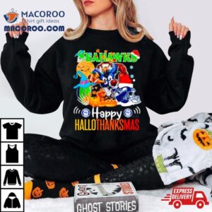 Seattle Seahawks Happy Hallthanksmas Shirt