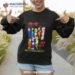 series anime mnaga monogatari shirt sweatshirt 1