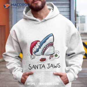 Shark Christmas Santa Jaws Shirt