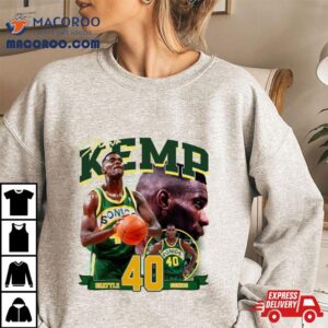 Shawn Kemp The Reign Man Basketball Legend Signature Shirt