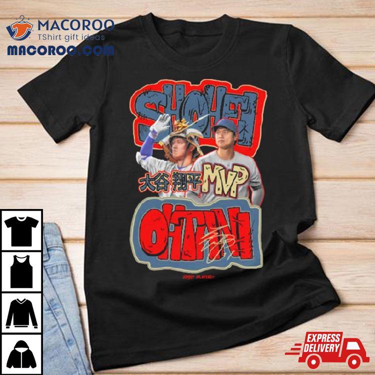 Shohei Ohtani ’23 Mvp – Japan Colorway Signature T Shirt Shohei Ohtani ’23 Mvp – Japan Colorway Signature T Shirt