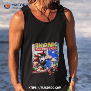 Shonic The Hedgehog Tank Top