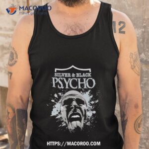 Silver And Black Psycho La Raiders Tank Top