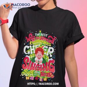 Singing Loud Christmas Cheer Tshirt 1