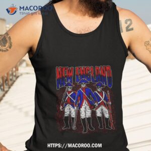 skeleton new england patriots football tank top 3