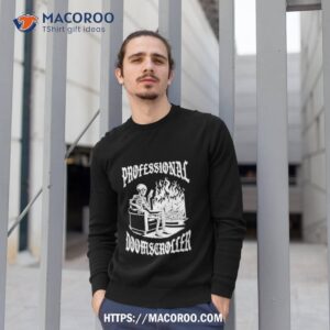 Skeleton Professional Doomscroller Sweatshirt 1