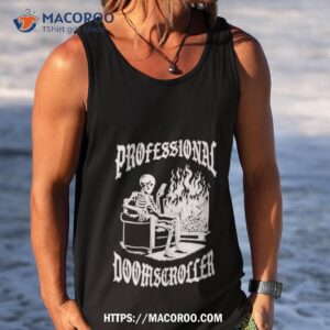 Skeleton Professional Doomscroller Tank Top