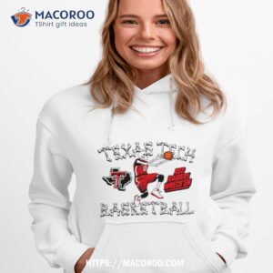 Skeleton Texas Tech Basketball Bones Hoodie 1