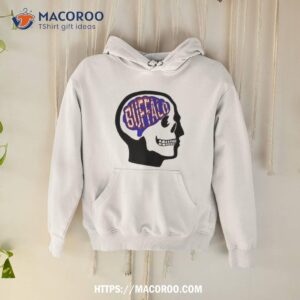 Skull Buffalo On The Brain T Shirt