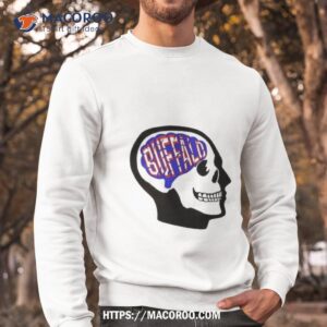 Skull Buffalo On The Brain Sweatshirt