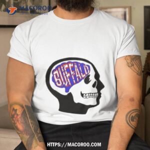 Skull Buffalo On The Brain T Shirt