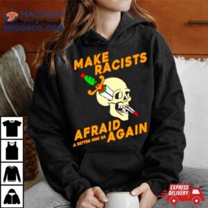 Skull Make Racists Afraid Again Shirt