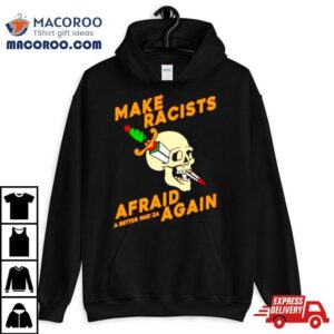 Skull Make Racists Afraid Again Tshirt