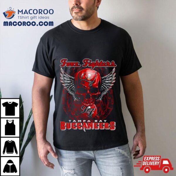 Skull Wings Fooz Fighters Tampa Bay Buccaneers 2023 Shirt