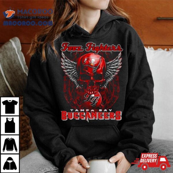 Skull Wings Fooz Fighters Tampa Bay Buccaneers 2023 Shirt