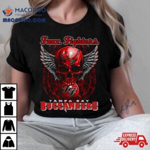 Skull Wings Fooz Fighters Tampa Bay Buccaneers Tshirt