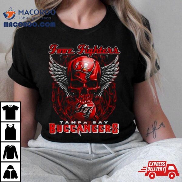 Skull Wings Fooz Fighters Tampa Bay Buccaneers 2023 Shirt