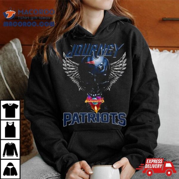 Skull Wings Journey New England Patriots Shirt