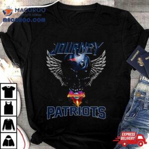 Skull Wings Journey New England Patriots Tshirt