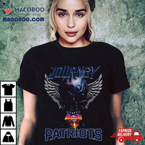 Skull Wings Journey New England Patriots Shirt