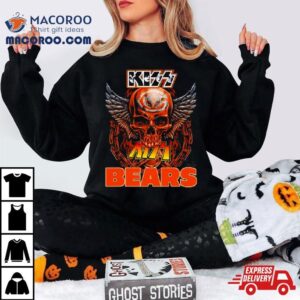 Skull Wings Kiss Chicago Bears 2023 Shirt