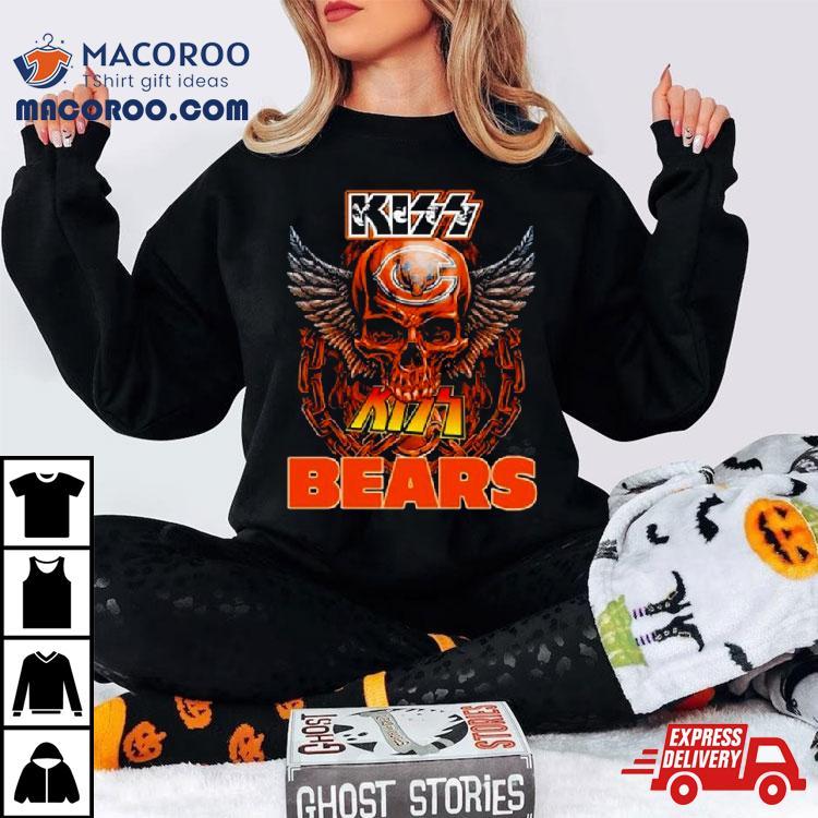 Skull Wings Kiss Chicago Bears 2023 Shirt Skull Wings Kiss Chicago Bears 2023 Shirt