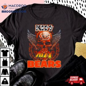 Skull Wings Kiss Chicago Bears 2023 Shirt 1 Skull Wings Kiss Chicago Bears Tshirt