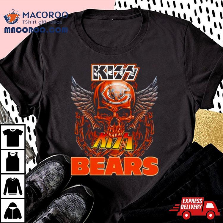 Skull Wings Kiss Chicago Bears 2023 Shirt Skull Wings Kiss Chicago Bears 2023 Shirt