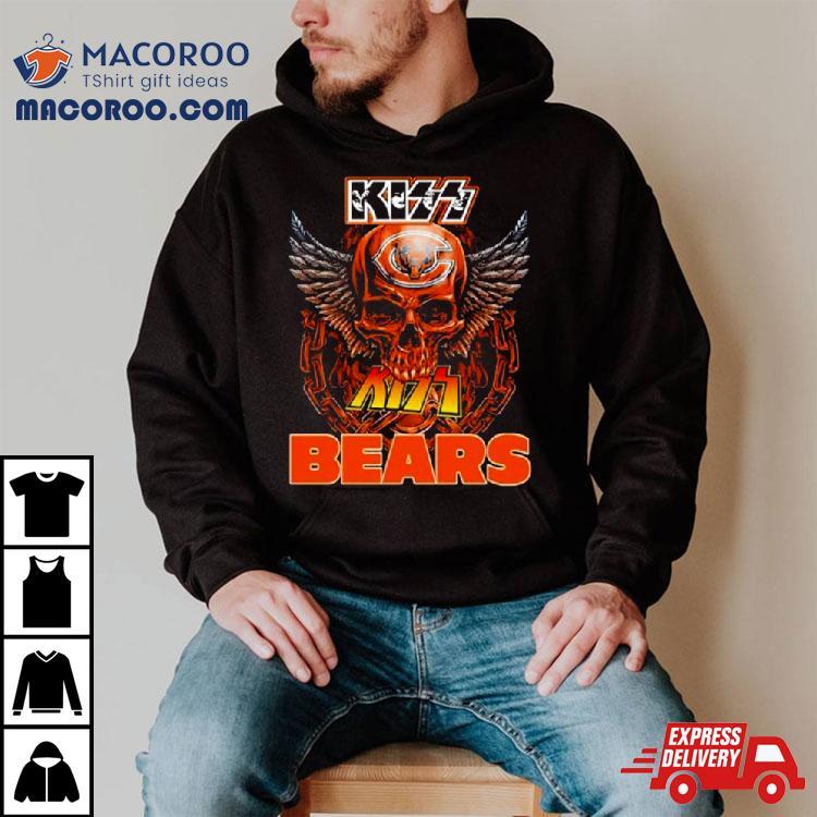 Skull Wings Kiss Chicago Bears 2023 Shirt Skull Wings Kiss Chicago Bears 2023 Shirt