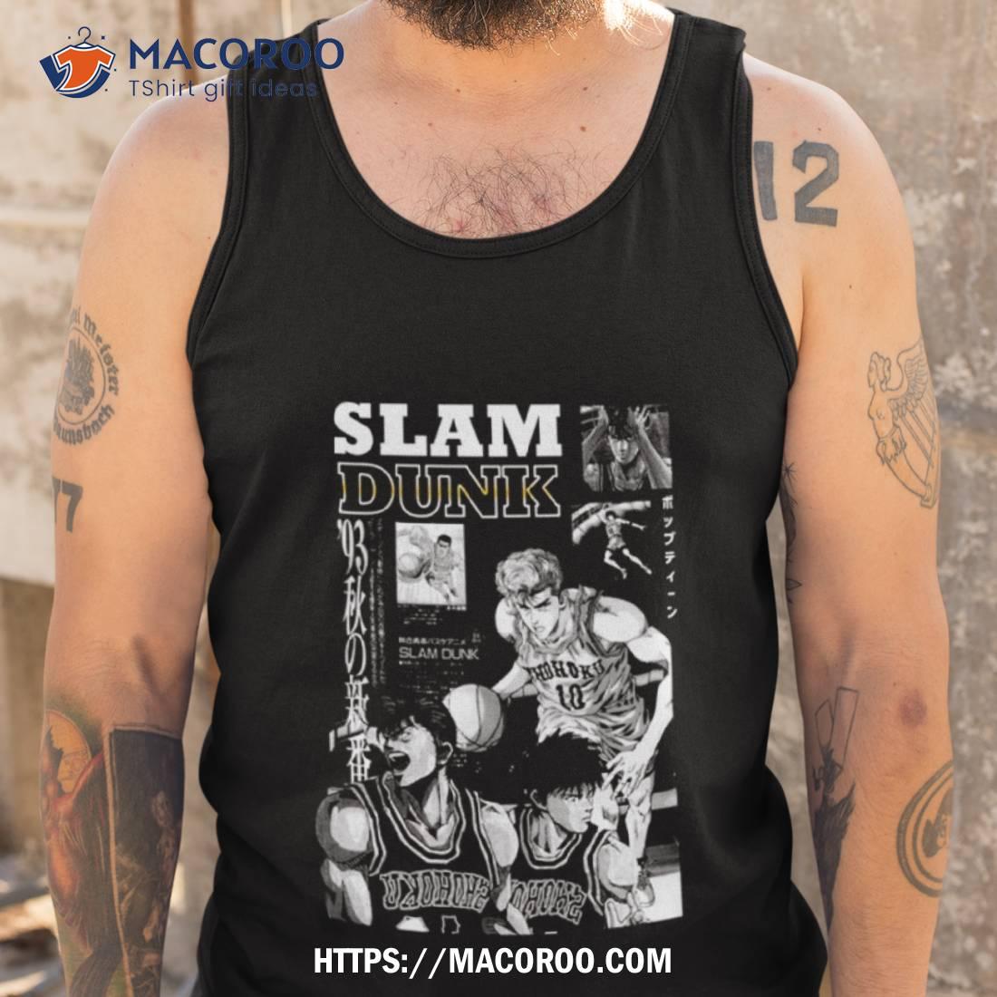 Slam Dunk Anime Manga Merch 90s Shirt Slam Dunk Anime Manga Merch 90s Shirt