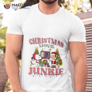 Snoopy And Charlie Brown Christmas Movie Junkie 2023 Sweatshirt