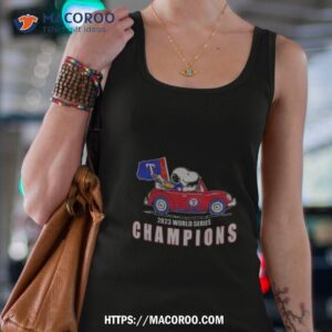 Snoopy And Woodstock Texas Rangers World Series Champions 2023 T Shirt