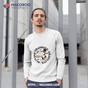 Snoopy And Woodstock Thankful Grateful Blessed Shirt 2 snoopy and woodstock thankful grateful blessed shirt sweatshirt 1