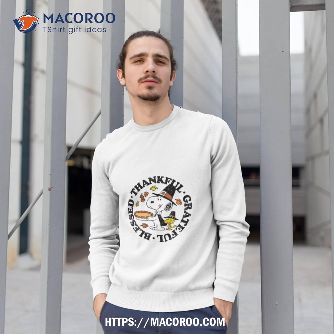 Snoopy And Woodstock Thankful Grateful Blessed Shirt Snoopy And Woodstock Thankful Grateful Blessed Shirt