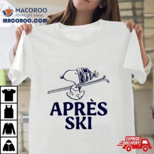 Snoopy Aprs Ski Tshirt