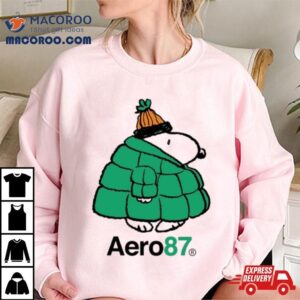 Snoopy Winter Puffy Jacket Aero Tshirt