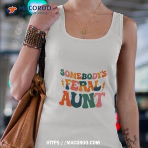 Somebodys Feral Aunt Retro Cool Aun Tank Top 4