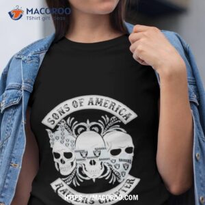 Sons Of America Las Vegas Raiders Chapter Skull Shirt