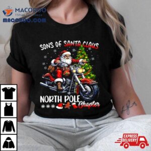 Sons Of Santa Claus North Pole Chapter Biker Christmas 2023 T Shirt